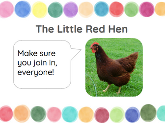Little Red Hen Talk for Writing Literacy and Topic bundle EYFS KS1