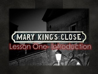 Mary King's Close - Drama Full SoW