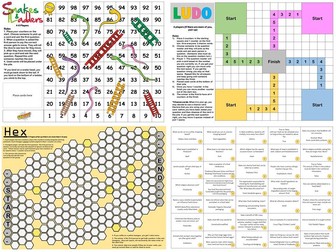 3 Food Preparation and Nutrition Revision Board games