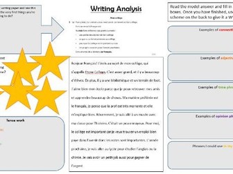 School - GCSE Foundation Writing Paper Analysis