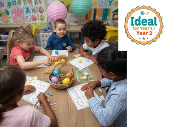 KS1 Easter Maths Challenge - Crack the code - Year 2