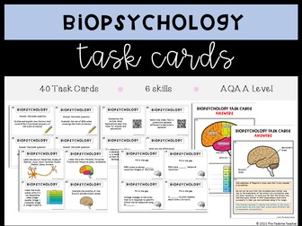 Biopsychology Revision Task Cards
