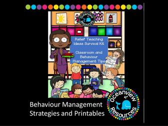 Behaviour Management Strategies and Printables