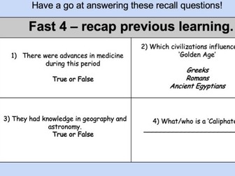 Y5 History: Early Islamic Civilisation