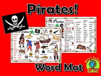 Pirates - Word Mats