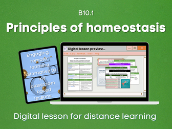 Principles of homeostasis Distance learning