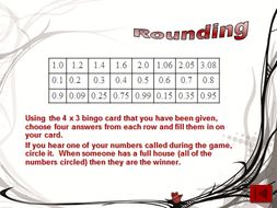 Rounding Bingo