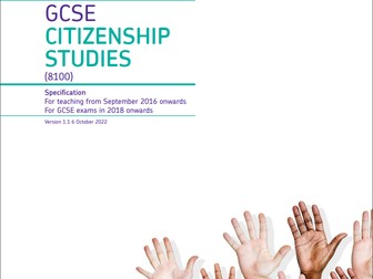 AQA GCSE Citizenship Full SOW - PPTs, Resources, Core Knowledge Booklets and Quizzes