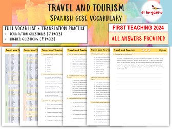GCSE Spanish Revision: Travel and Tourism