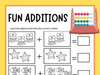 Math additions kindergarten