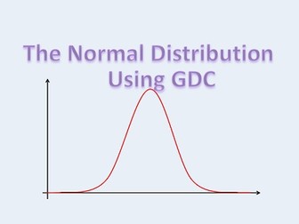 Normal probability calculations using GDC.