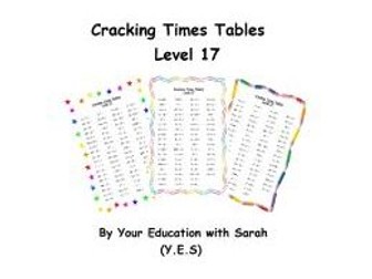 Cracking Times Tables - Level 17