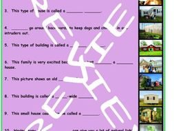 House or Apartment Hunting 3 Photo Worksheet Set