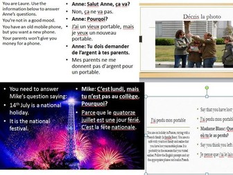 French structured conversations on key topics