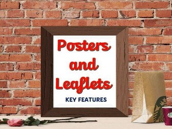 Posters & Leaflets: Features PowerPoint and checklist