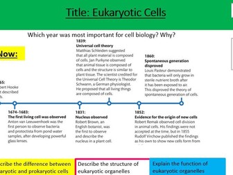 BTEC Applied Science- Eukaryotic Cells