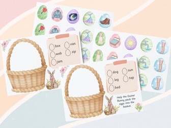 Easter - Pack The Basket Phonics Phase 2&3