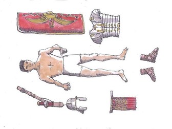 Roman Centurion - Clothes, equipment, armour and weapons