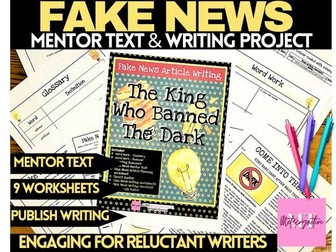 The King Who Banned the Dark Fake News Writing Project
