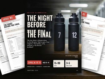 Elim Mystery Series: Case 3 –The night before the final – Whodunit for Teens (B1, B2 & C1)