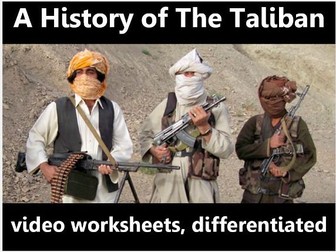 History of the Taliban: video workshets, diferentiated.