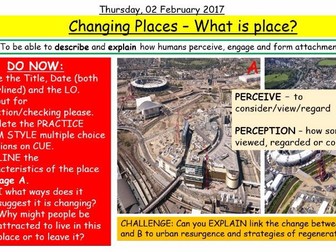 AQA AS/A-Level - Changing Places SoW
