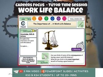 Work Life Balance Careers session