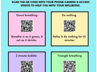 Wellbeing (Mindfulness) QR resource