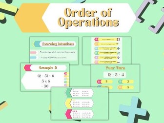 Order of Operations BODMAS