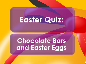 Easter 2018: Quiz: Chocolate and Easter Eggs