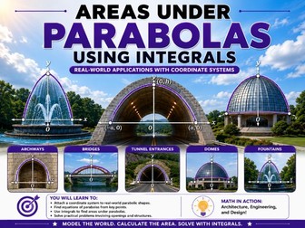Areas Under Parabolas Using Integrals