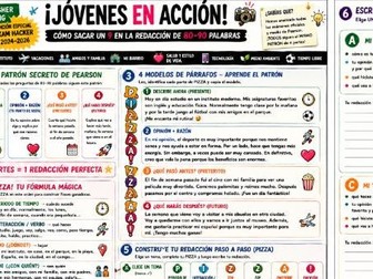 GCSE Spanish Writing 80 to 90 word task top revision NEW.