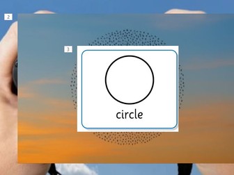 Murmuration shapes (shape identification bird theme)