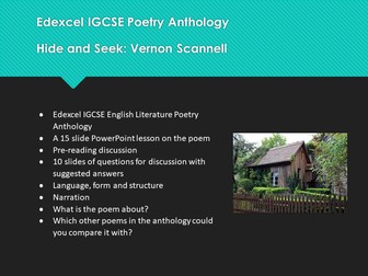 Hide and Seek: Edexcel IGCSE English Literature