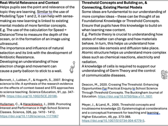 Signature Science Pedagogies