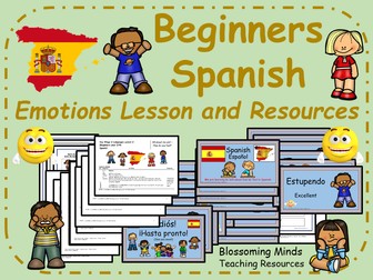 Spanish lesson and resources : Emotions and feelings