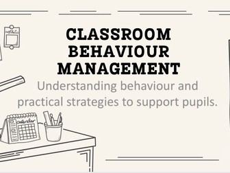 Classroom behaviour management