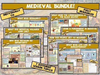 KS3 Medieval England Bundle