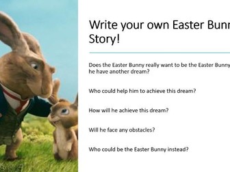 Easter Bunny Hop Creative Writing