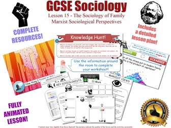 GCSE Sociology - Marxist Perspectives Bundle (AQA) 4 Complete lessons