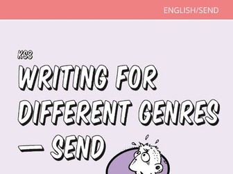 Writing for different genres - SEND