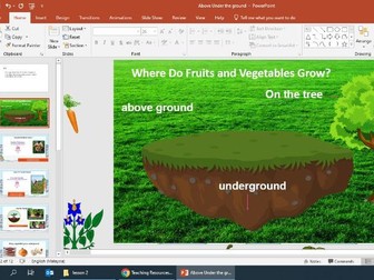 Understanding the World / Where do vegetables grow