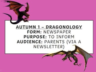 Dragonology: Year 4 Chronological Report (Newspapers)