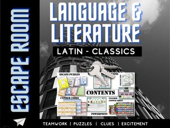 Latin language and Literature Classics Escape Room