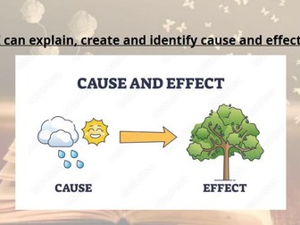 Cause and Effect Reading Lesson