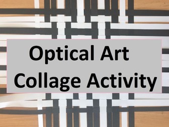 Optical Art Collage Activity - Op Art