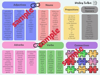 Writing table mat LKS2