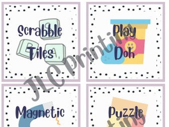 Classroom Activities Labels
