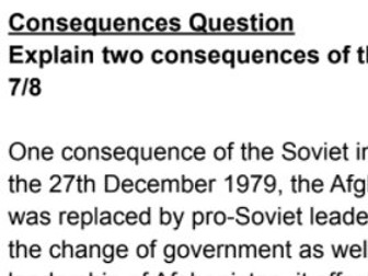 GCSE History Grade 9 Cold War Response Consequences