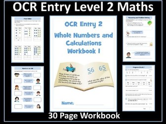 OCR Entry Level 2 Maths - Numbers to 100